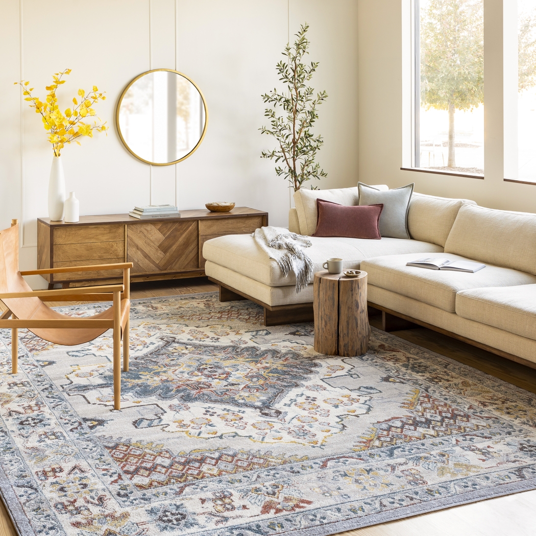 Anilya I Dark Blue 7'10 x 10'3 Rug - Thumbnail - Image 8