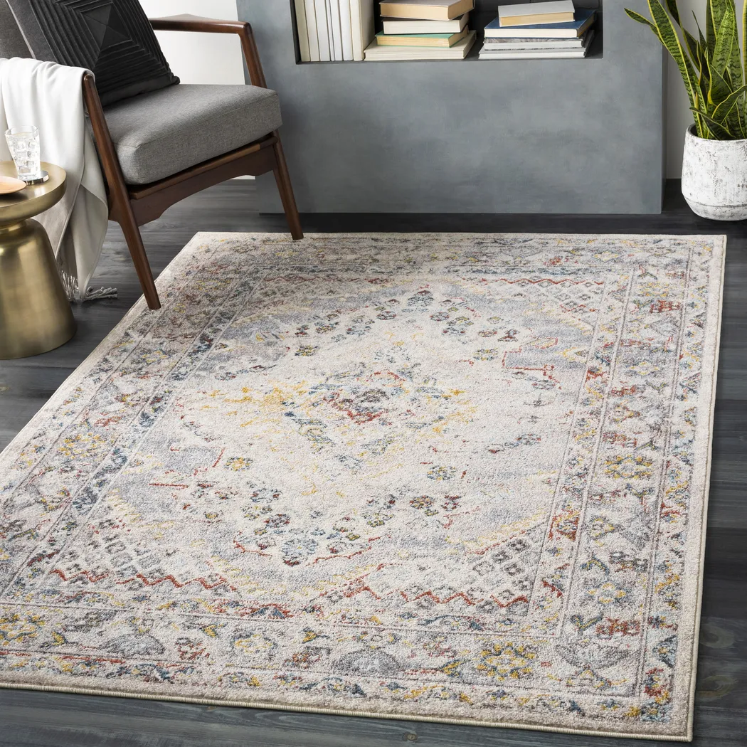 Anilya II Cream 5'2 x 7' Rug - Thumbnail - Image 2