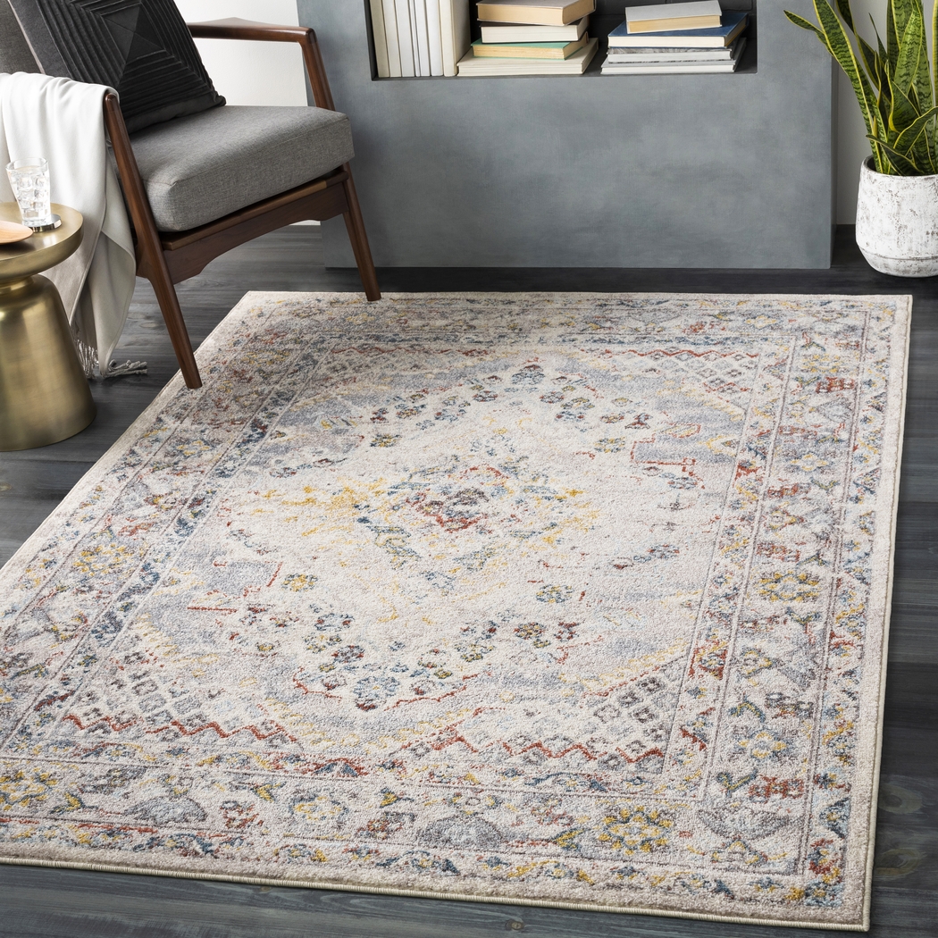 Anilya II Cream 6'7 x 9' Rug - Thumbnail - Image 2