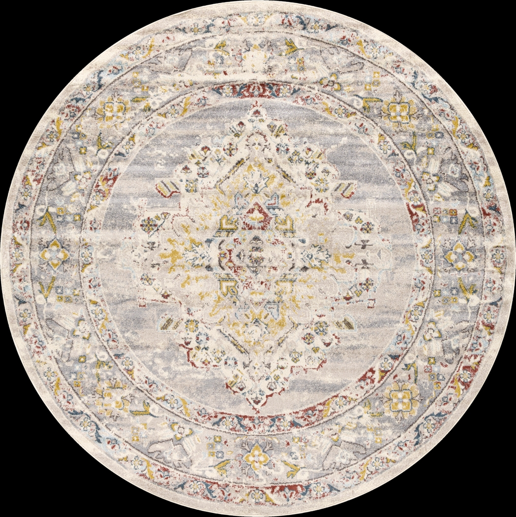 Anilya II Cream 7'10 Round Rug - Thumbnail - Image 1