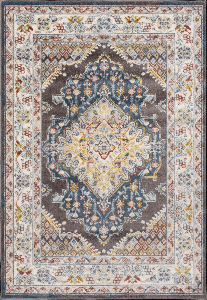 Anilya III Taupe 6'7 x 9' Rug - Thumbnail - Image 1