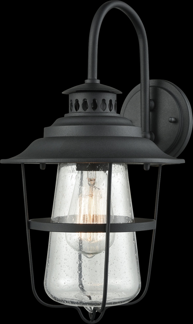 Anisha Black Outdoor Wall Sconce - Thumbnail - Image 1