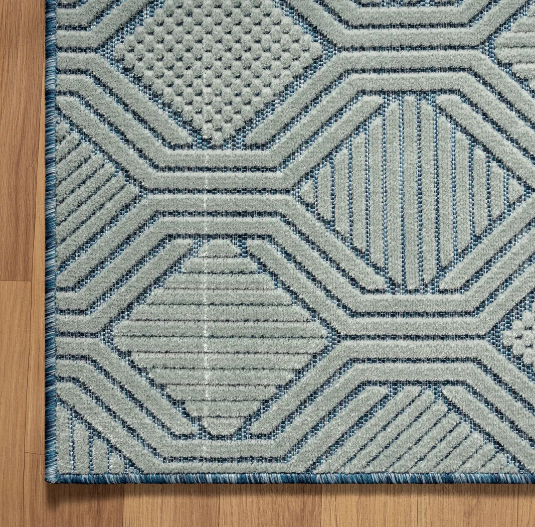 Anitalee Navy 5' x 7' Rug - Image 5