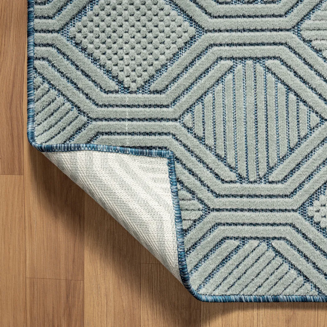 Anitalee Navy 5' x 7' Rug - Image 7
