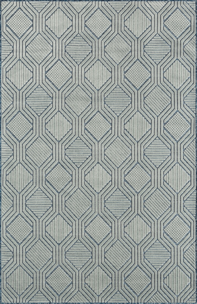 Anitalee Navy 7'9 x 9'9 Rug - Thumbnail - Image 1