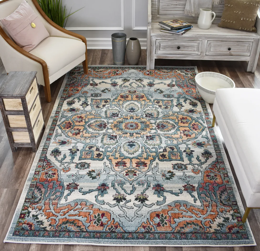 Anitha Ivory 8' x 10' Rug - Thumbnail - Image 2