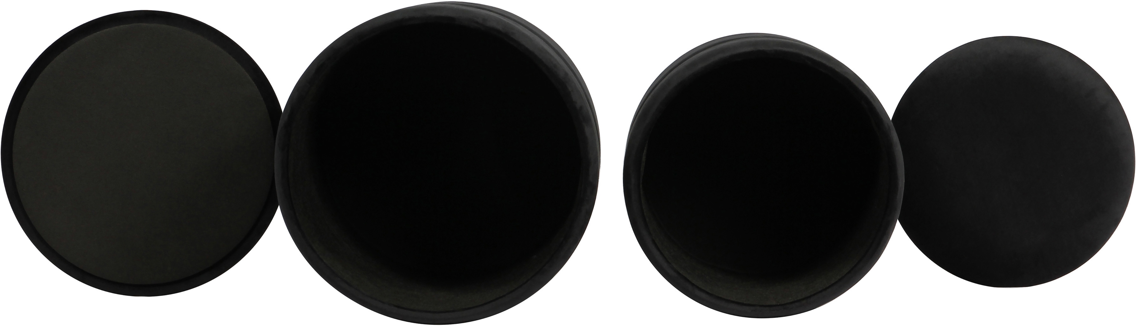 Anivy Black Accent Ottoman, Set of 2 - Thumbnail - Image 5