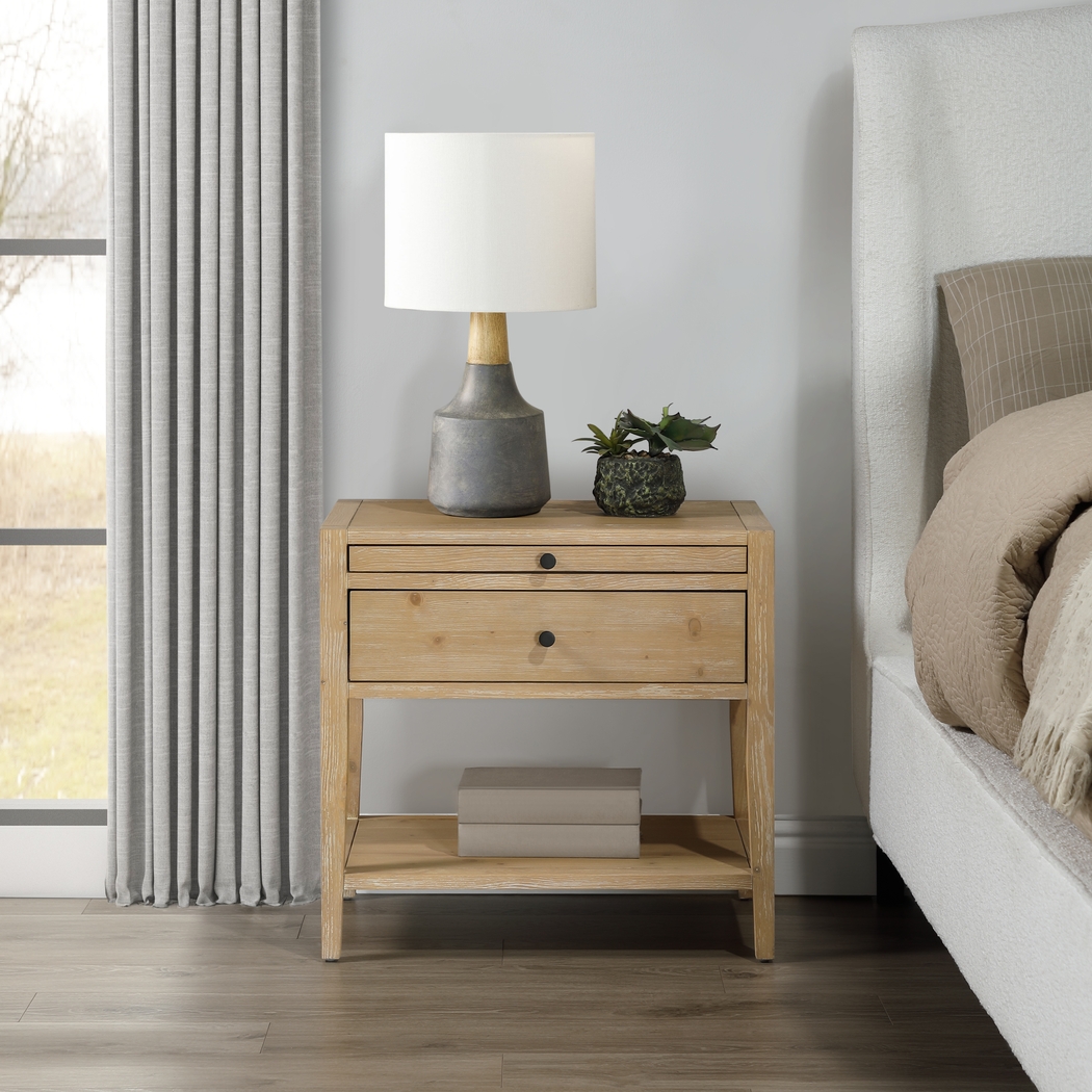 Anjanae Natural Nightstand - Thumbnail - Image 4