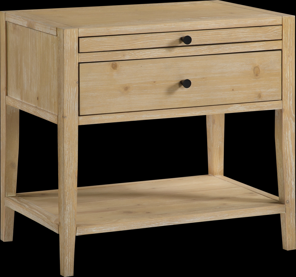 Anjanae Natural Nightstand - Thumbnail - Image 1