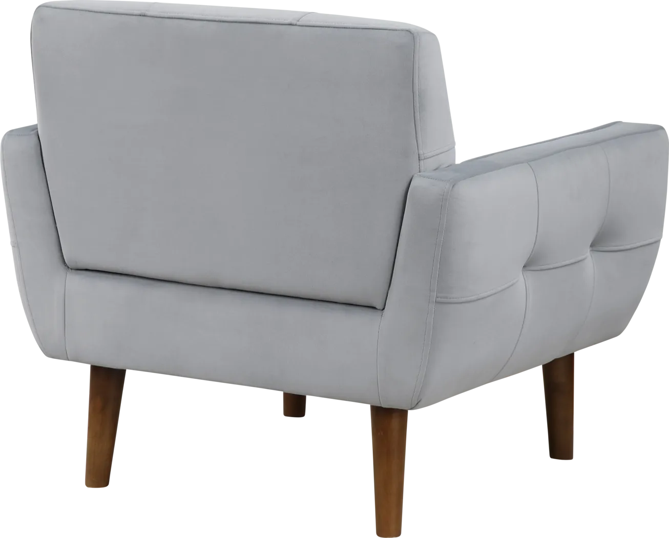 Anka Gray Accent Chair - Thumbnail - Image 3
