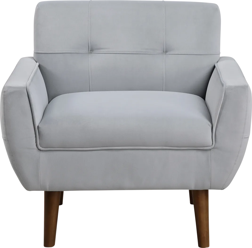 Anka Gray Accent Chair - Thumbnail - Image 6