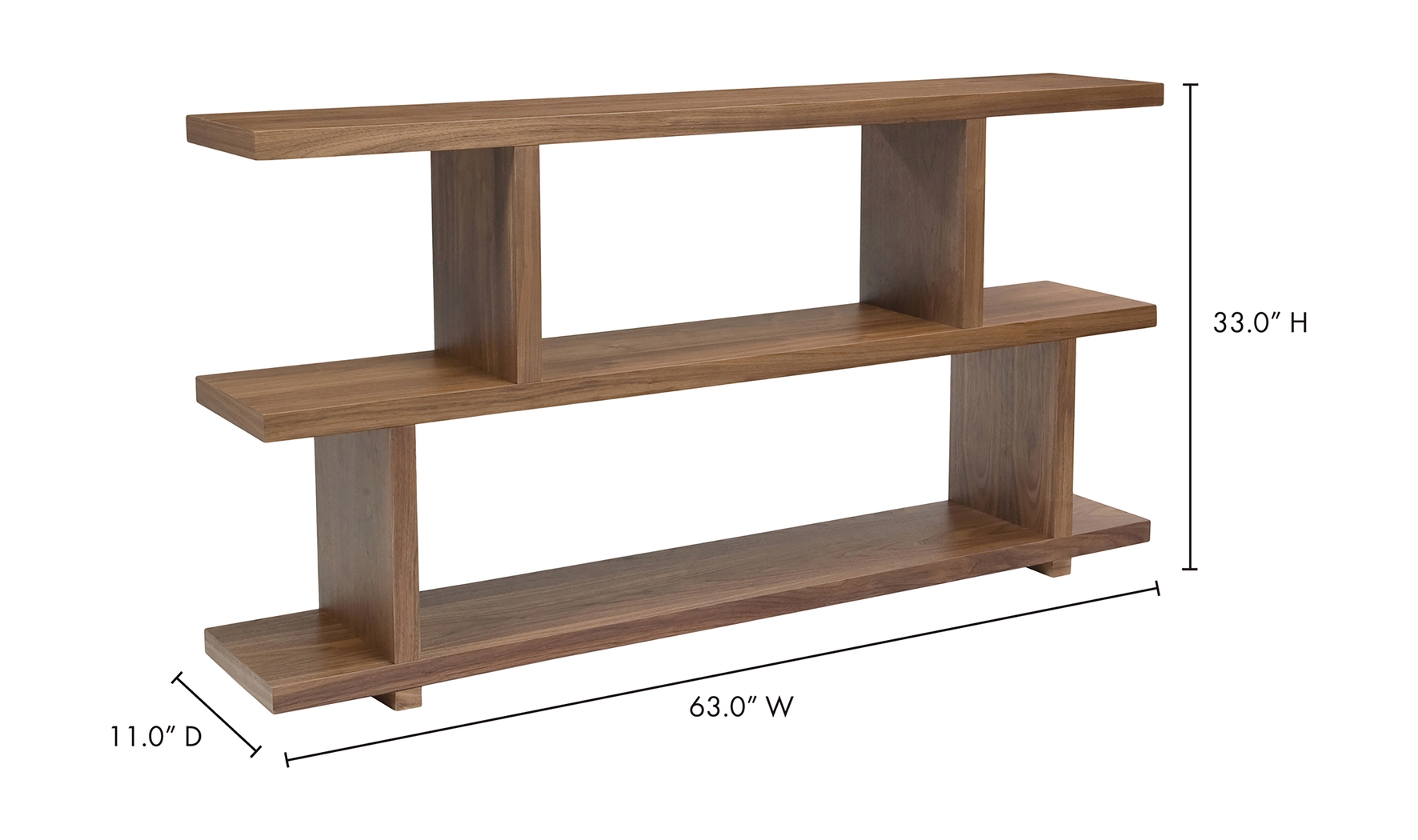 Ankerville Brown Bookcase - Thumbnail - Image 5