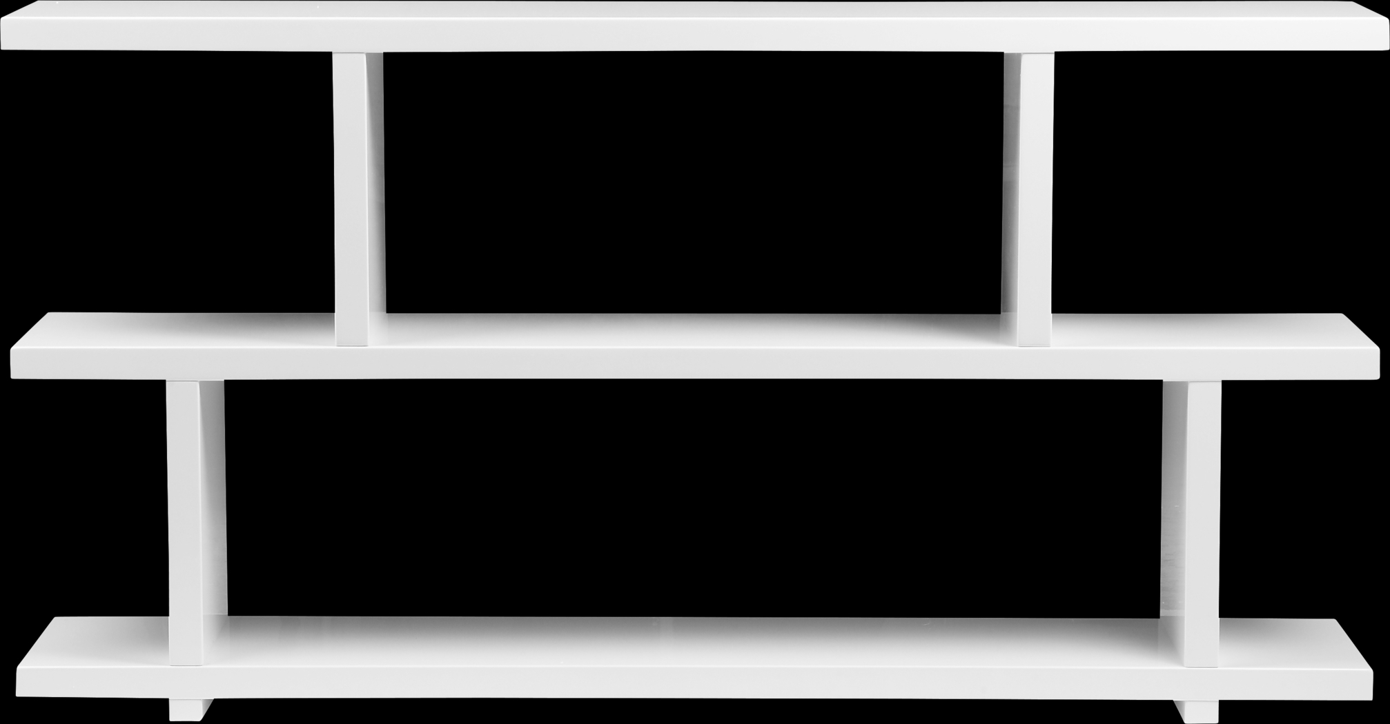 Ankerville White Bookcase - Thumbnail - Image 1