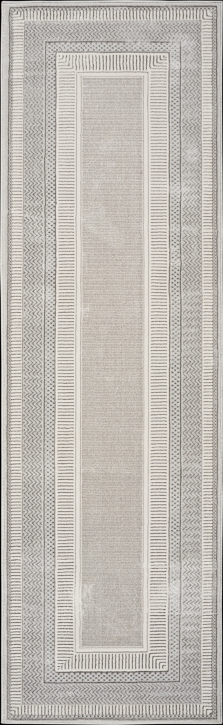 Anlyth Silver 2'3 x 7'6 Runner Rug - Thumbnail - Image 1