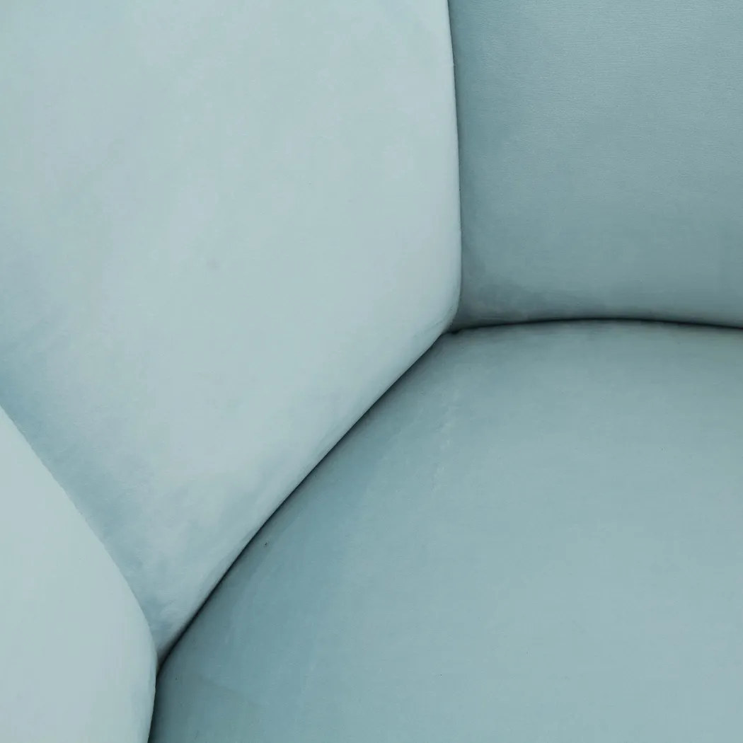 Ann Leah Blue Accent Chair - Thumbnail - Image 4