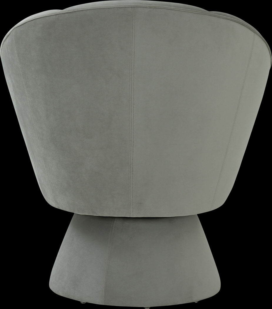 Ann Leah Gray Accent Chair - Thumbnail - Image 3