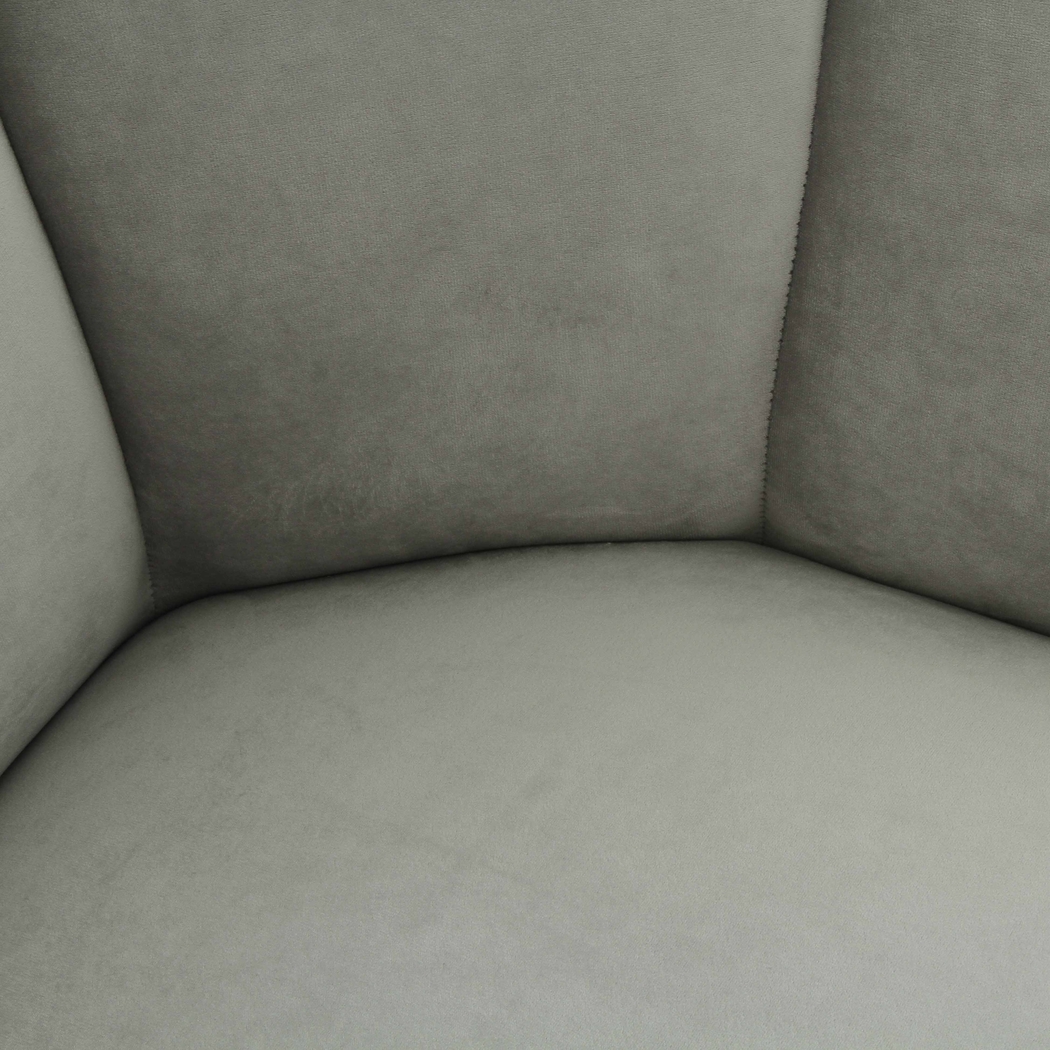 Ann Leah Gray Accent Chair - Thumbnail - Image 4