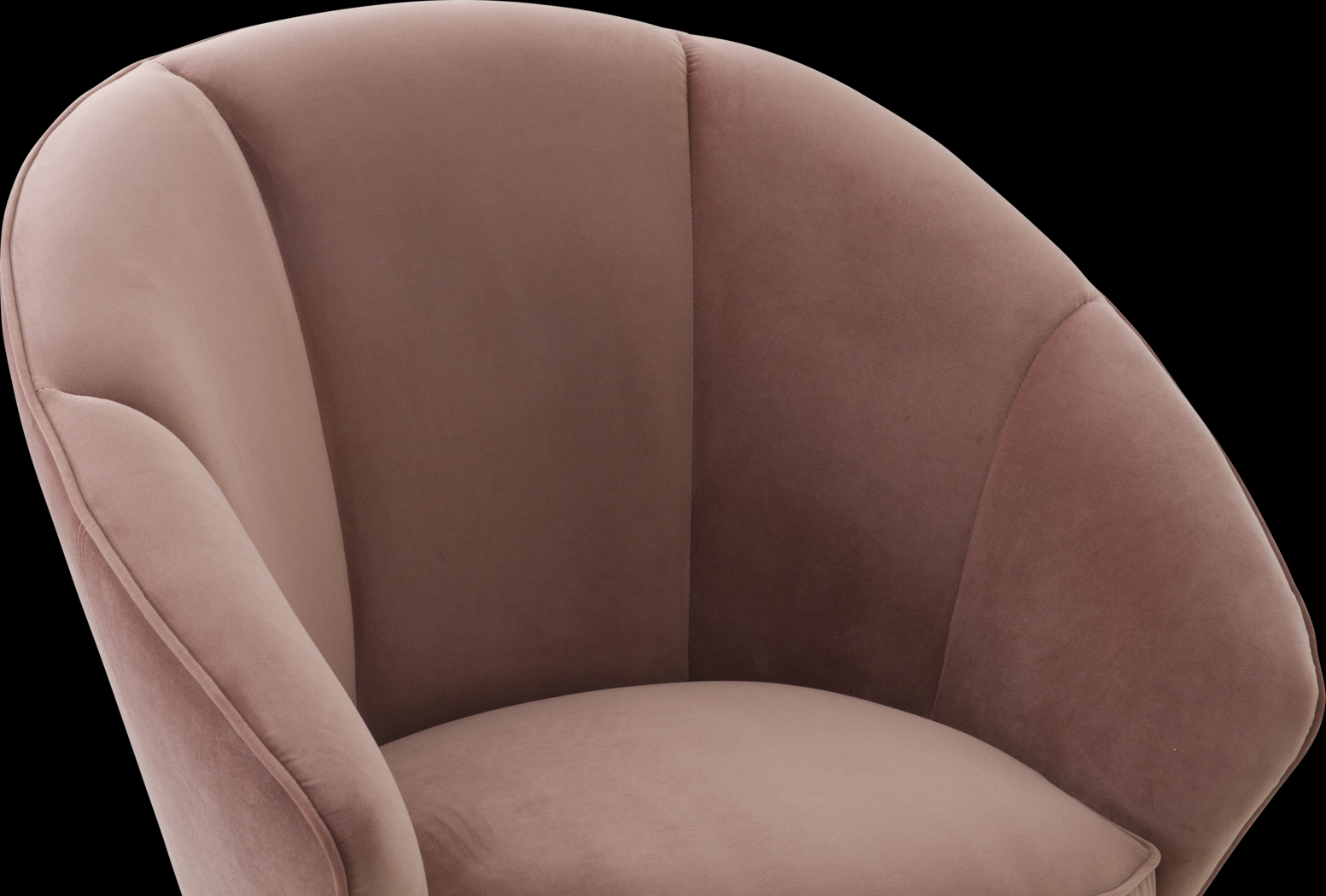 Ann Leah Salmon Accent Chair - Thumbnail - Image 4