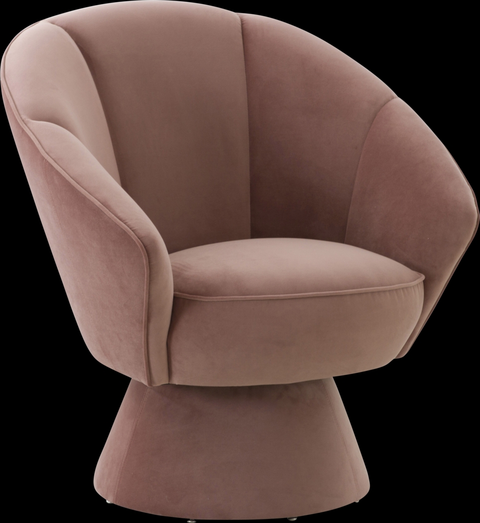 Ann Leah Salmon Accent Chair - Thumbnail - Image 1