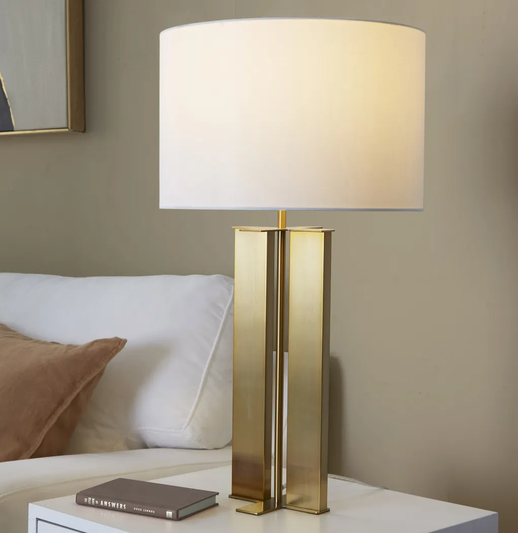 Annabelle Gate Gold Lamp - Thumbnail - Image 2