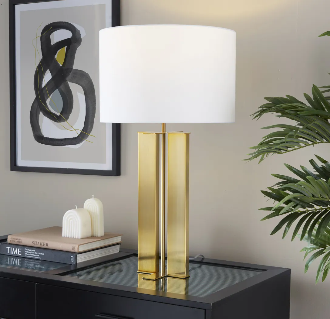 Annabelle Gate Gold Lamp - Thumbnail - Image 3