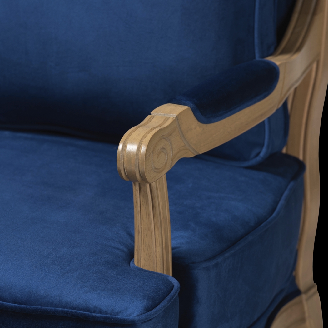Annadea Navy Accent Chair - Thumbnail - Image 8
