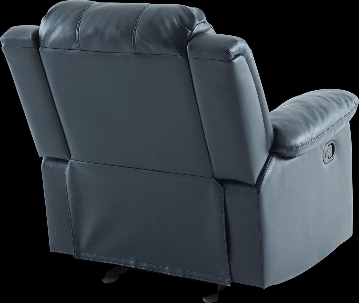 Annaika Dark Blue Glider Recliner - Thumbnail - Image 15