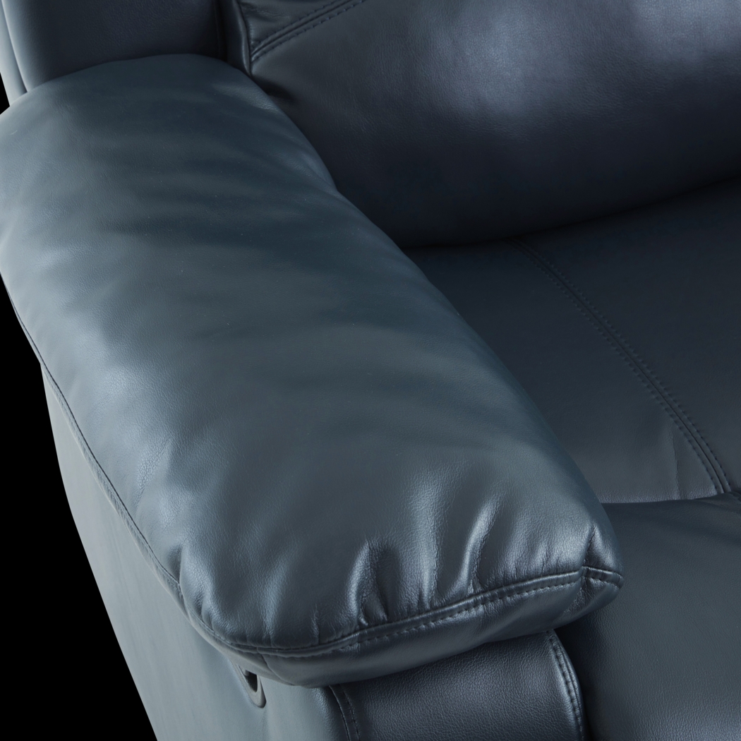 Annaika Dark Blue Glider Recliner - Thumbnail - Image 19