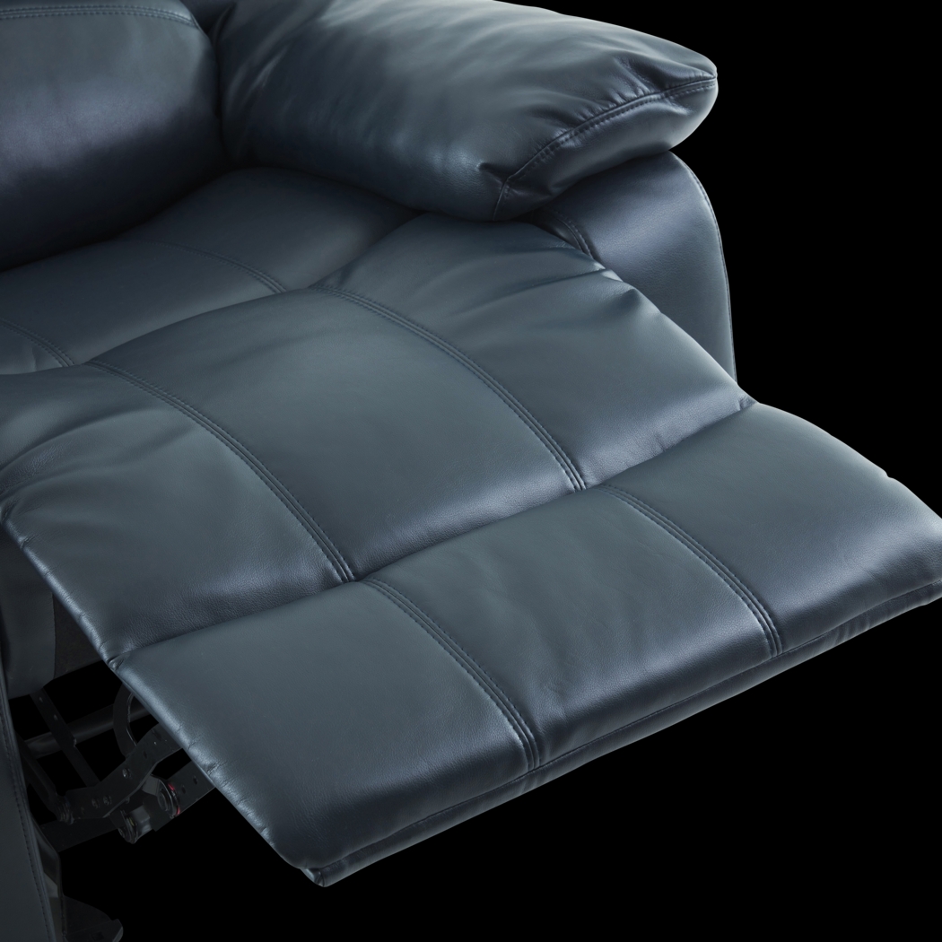 Annaika Dark Blue Glider Recliner - Thumbnail - Image 21