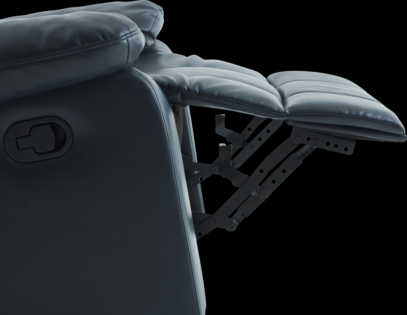 Annaika Dark Blue Glider Recliner - Thumbnail - Image 22