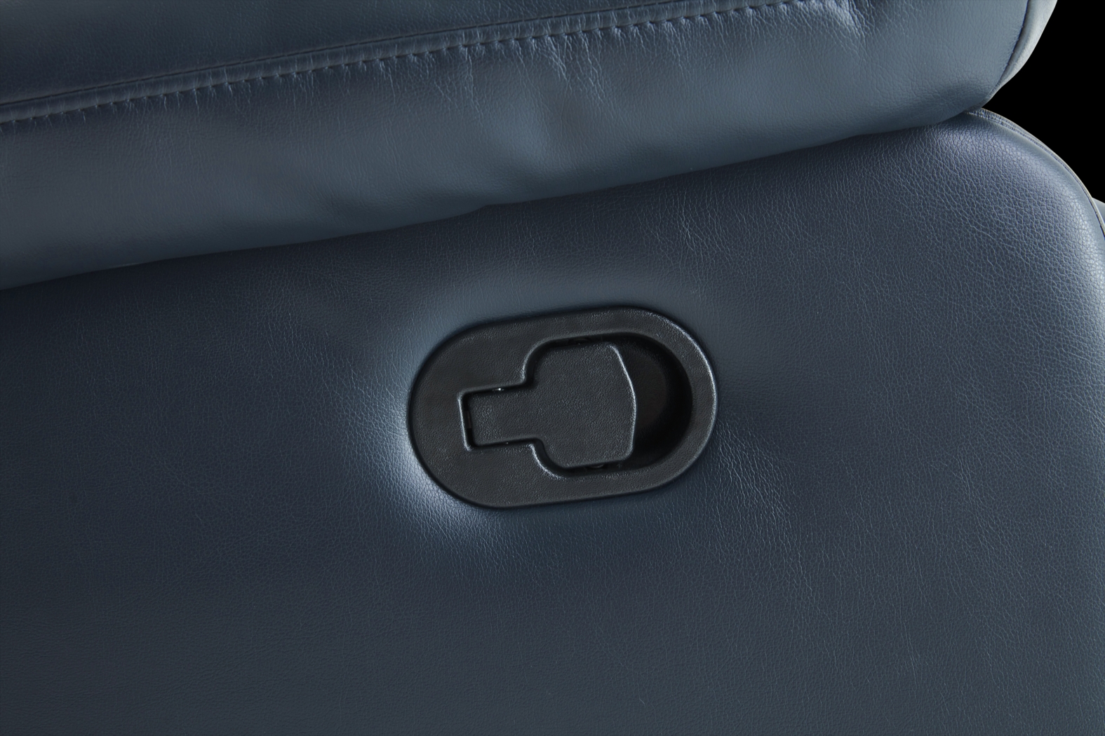 Annaika Dark Blue Glider Recliner - Thumbnail - Image 23