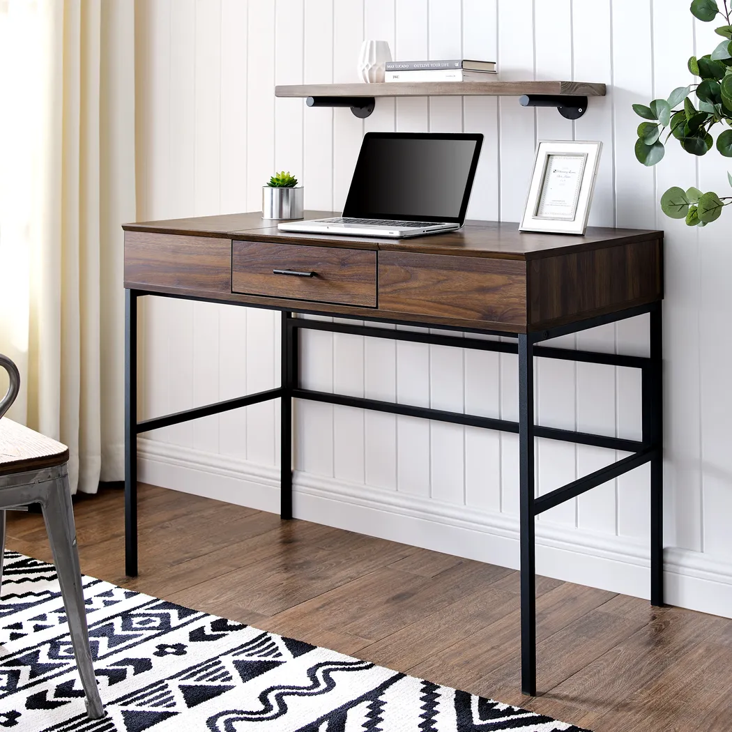 Annavoy Walnut Desk - Thumbnail - Image 5