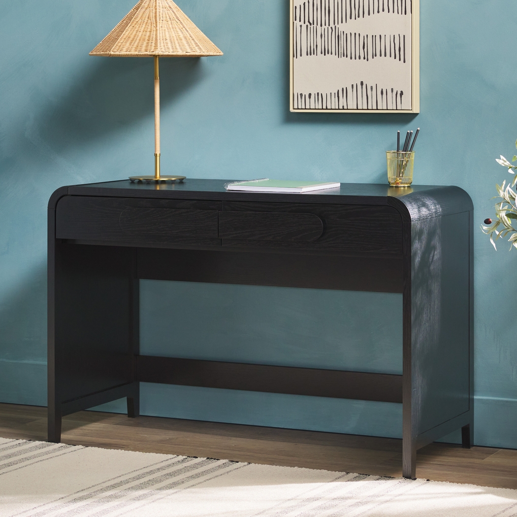 Annbick Black Desk - Thumbnail - Image 2
