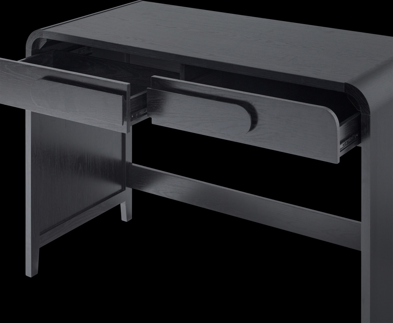 Annbick Black Desk - Thumbnail - Image 4