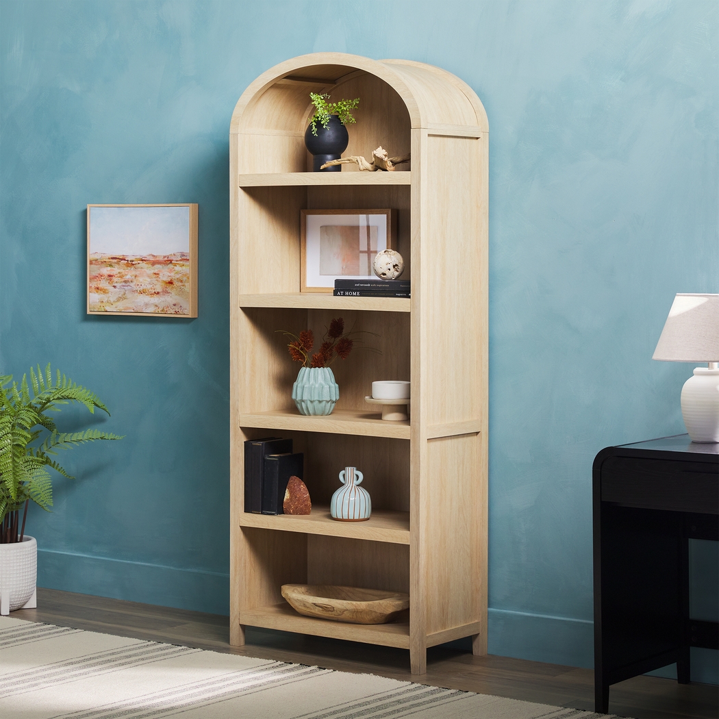 Annbick I Oak Bookcase - Thumbnail - Image 3