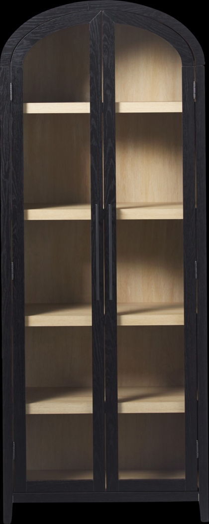 Annbick II Black Bookcase - Thumbnail - Image 4