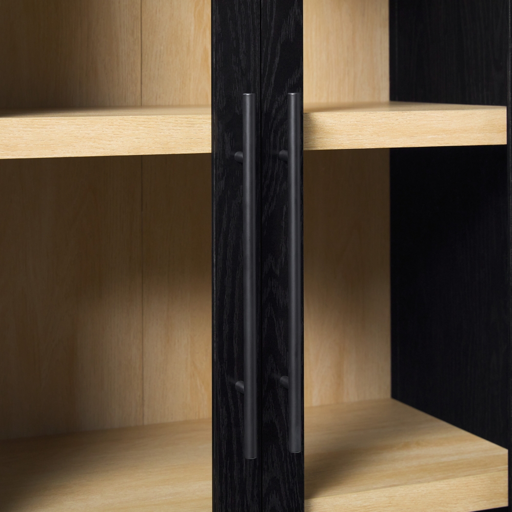 Annbick II Black Bookcase - Thumbnail - Image 5