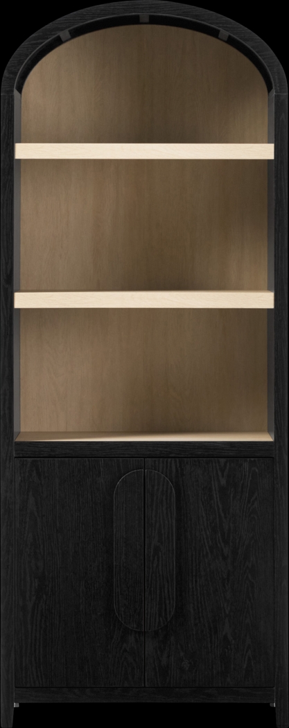 Annbick III Black Bookcase - Thumbnail - Image 4