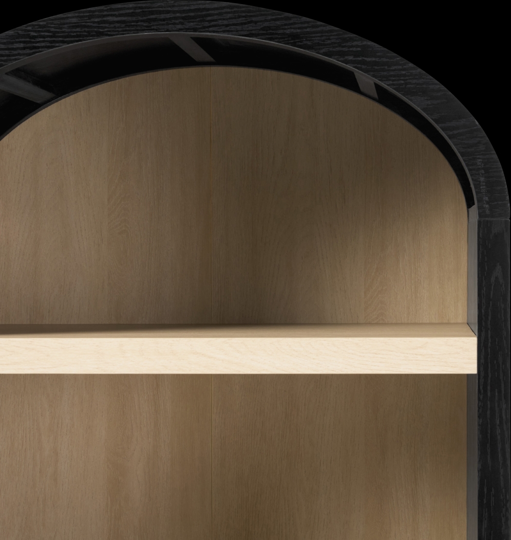 Annbick III Black Bookcase - Thumbnail - Image 5
