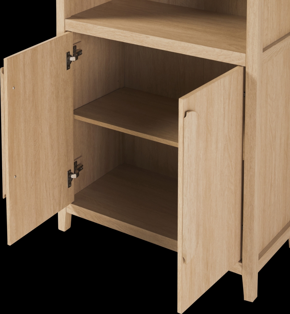 Annbick III Oak Bookcase - Thumbnail - Image 4