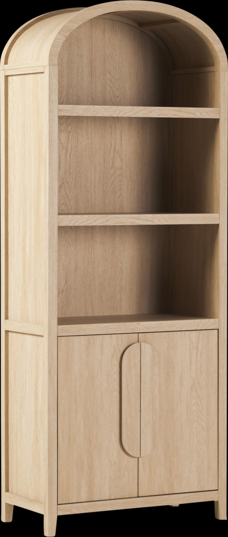 Annbick III Oak Bookcase - Thumbnail - Image 1