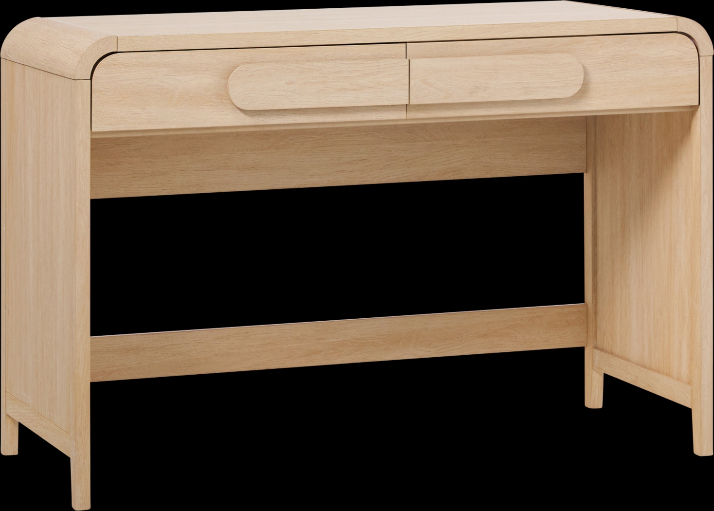 Annbick Oak Desk - Thumbnail - Image 1