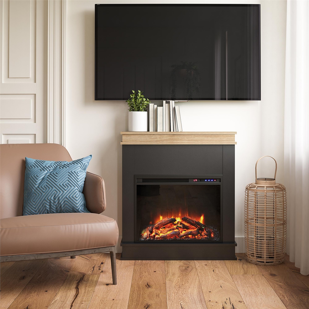 Annegret Black 29 in. Console with Electric Fireplace - Thumbnail - Image 10