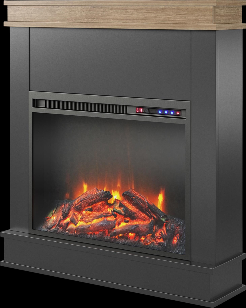 Annegret Black 29 in. Console with Electric Fireplace - Thumbnail - Image 5