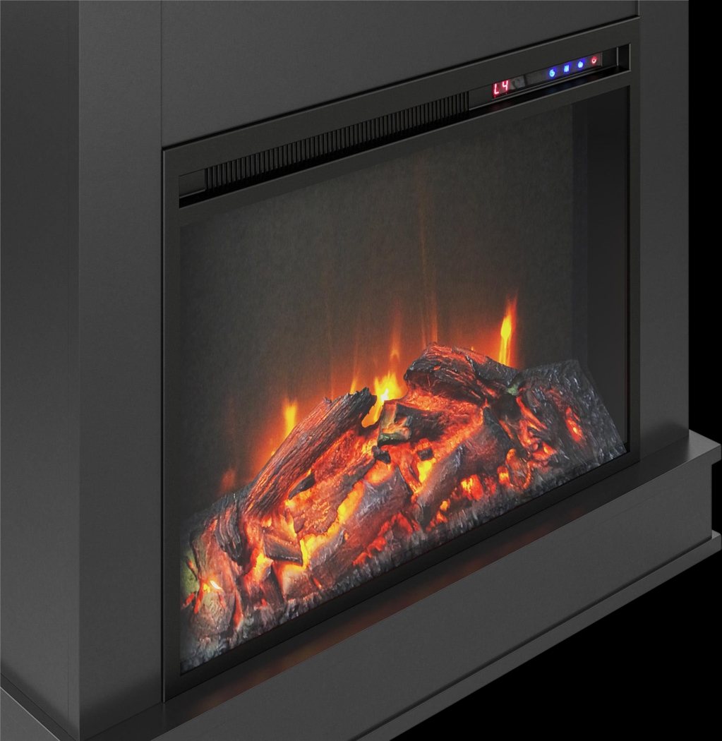 Annegret Black 29 in. Console with Electric Fireplace - Thumbnail - Image 7