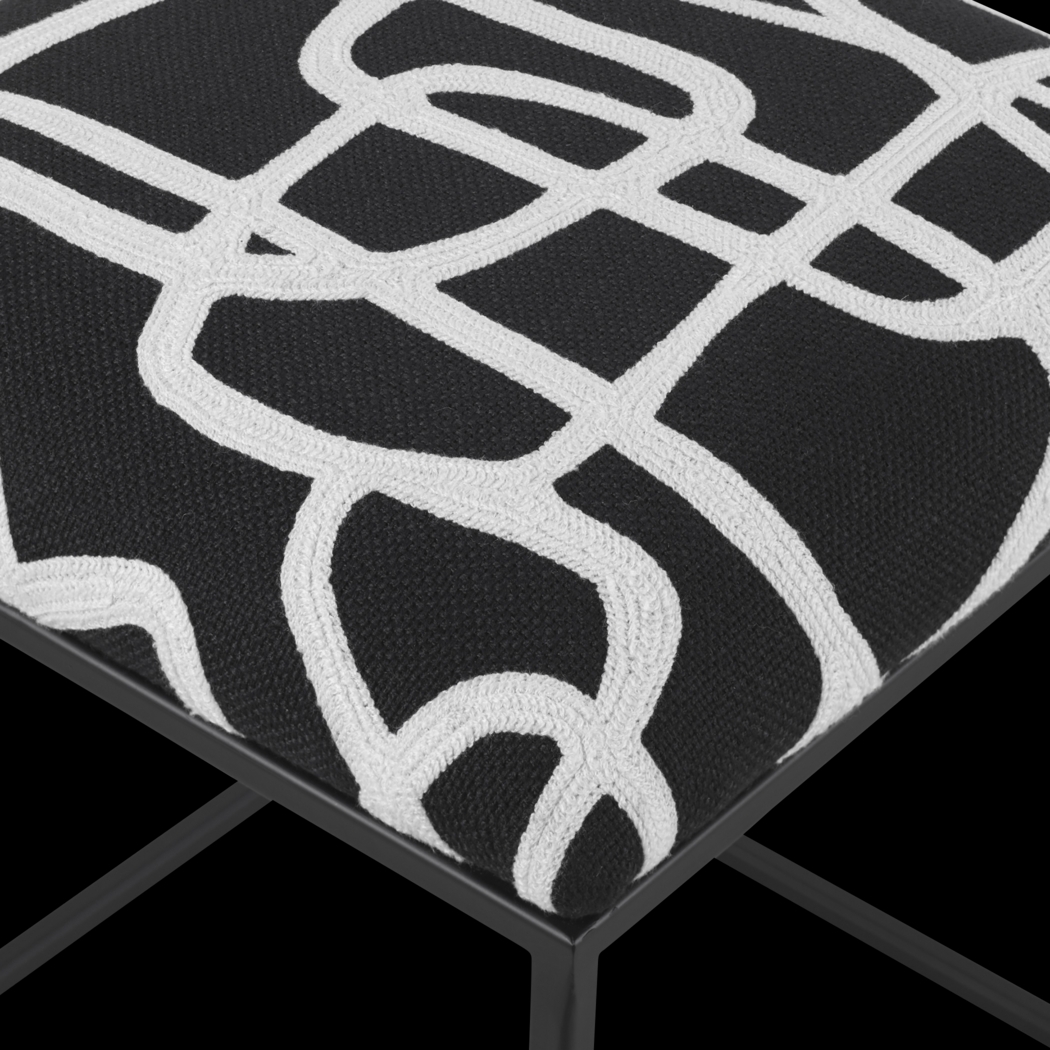 Annera Black Accent Bench - Thumbnail - Image 3