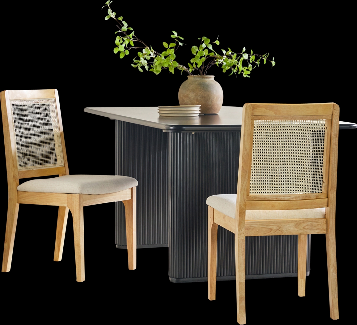 Annerly Beige Side Chair, Set of 2 - Thumbnail - Image 4