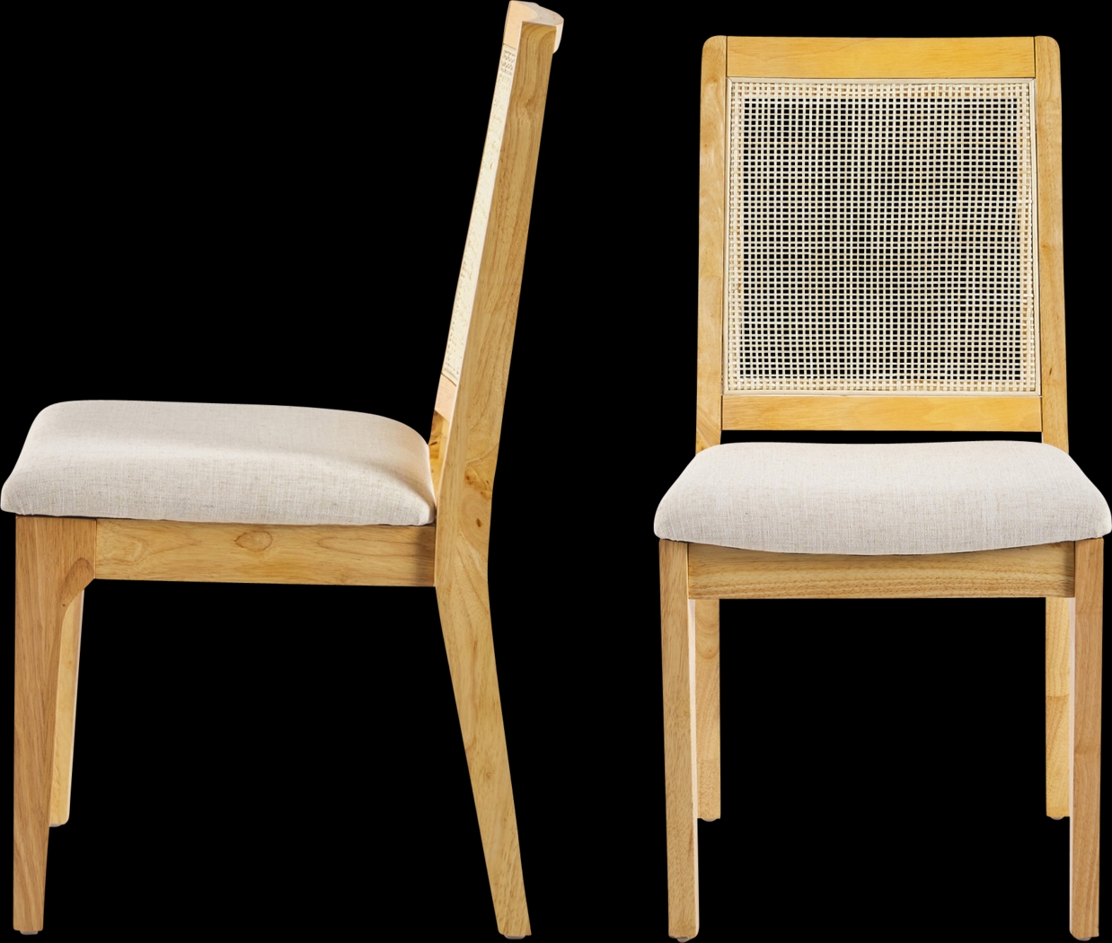 Annerly Beige Side Chair, Set of 2 - Thumbnail - Image 6