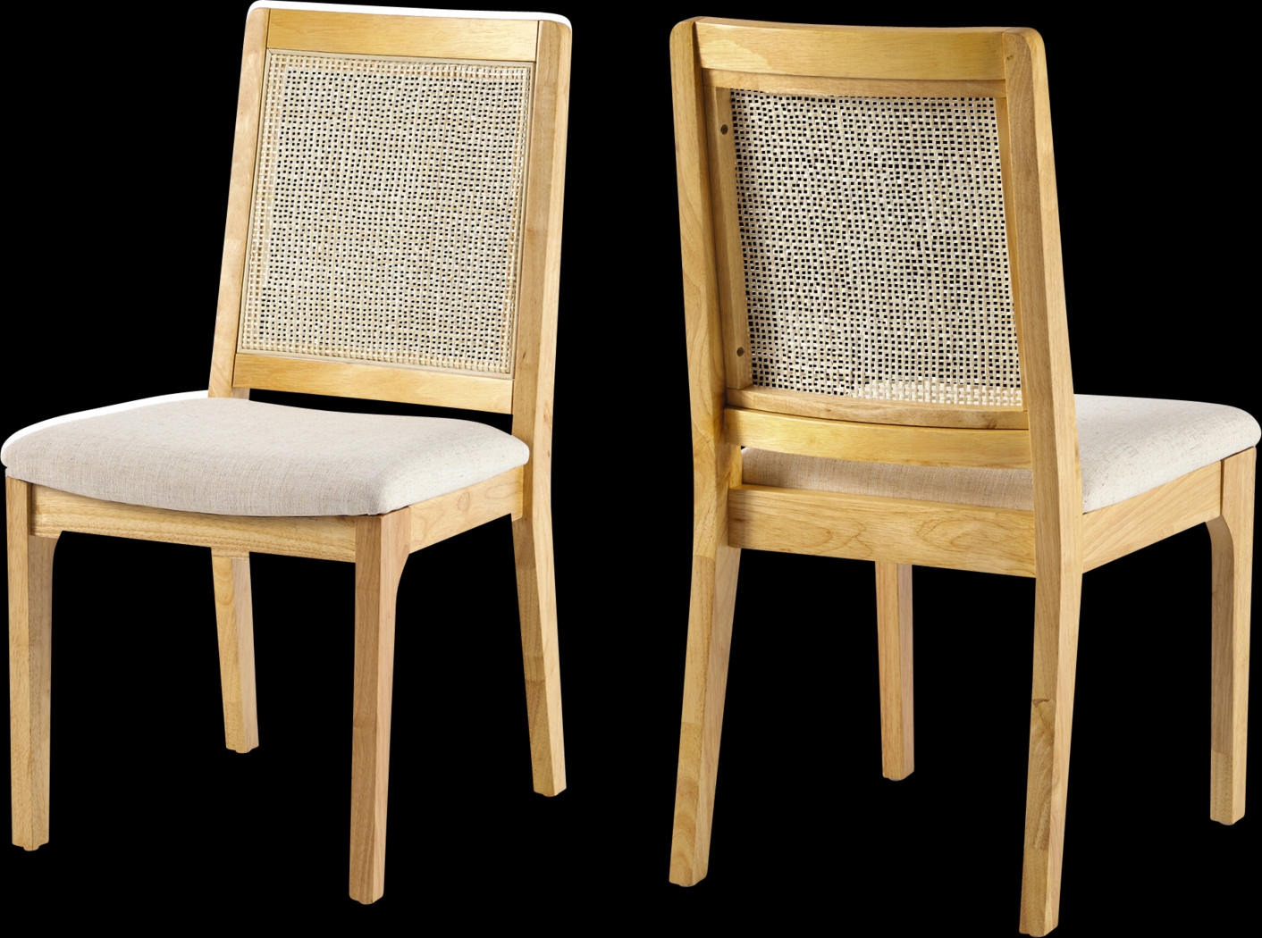 Annerly Beige Side Chair, Set of 2 - Thumbnail - Image 1