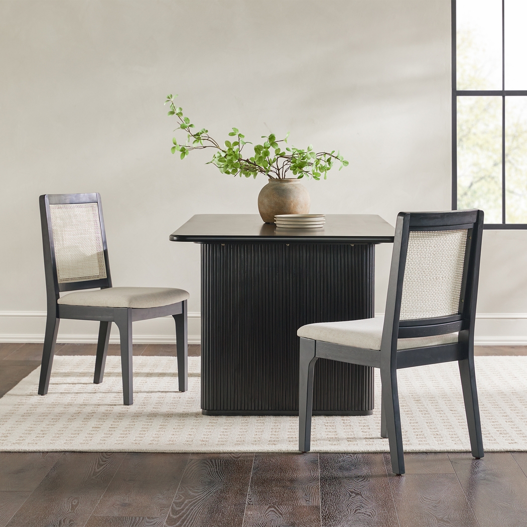 Annerly Black Side Chair, Set of 2 - Thumbnail - Image 3